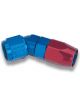 Earls Fitting Hose End Swivel-Seal 45 Degree Low Profile 16 AN Hose