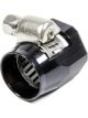 Earls Hose Clamp Worm Gear Econ-O-Fit 6 AN Hose Hex Aluminum Black
