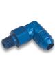 Earls Fitting Adapter 90 Degree 6 AN Male to 3/8 in NPT Male Swivel