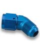 Earls Fitting Adapter 45 Degree 6 AN Female Swivel to 6 AN Male Alu
