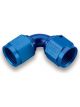 Earls Fitting Adapter 90 Degree 8 AN Female Swivel to 8 AN Female S