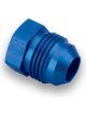 Earls Fitting Plug 10 AN Hex Head Aluminum Blue Anodize