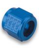 Earls Fitting Tube Nut 10 AN 5/8 in Tube Aluminum Blue Anodize