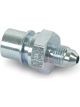 Earls Fitting Adapter Straight 3 AN Male to 3/8-24 in Female Steel