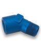Earls Fitting Adapter 45 Degree 1/8 in NPT Female to 1/8 in NPT Mal