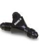 Earls Fitting Y Block 4 AN Male Inlet Dual 4 AN Male Outlets Alum