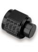 Earls Fitting - Cap - 10 AN - Aluminum - Black Anodize - Each