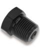 Earls Fitting Plug 3/4 in NPT Hex Head Aluminum Black Anodize
