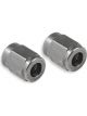Earls Fitting Tube Nut 3 AN 3/16 in Tube Stainless Natural Pair
