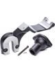 Edelbrock Generator Bracket Offset Water Neck Included Aluminum Black F…