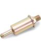 Edelbrock Fuel Filter In-Line 40 Micron Stainless Element 1/8 in NPT Ma…
