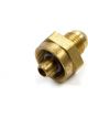 Edelbrock Fitting Fuel Injection Adapter Straight 6 AN Male to 9/32 in S…