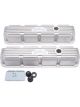Edelbrock Valve Cover Classic Tall Breather Hole Edelbrock Logo Aluminu…