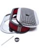 Edelbrock Air Cleaner Assembly Elite II 13-1/2 x 7 in Oval 3-1/2 in Tall…
