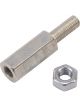 Edelbrock Linkage Extension Transmission Kickdown 1/4 in Rod Steel Zinc …
