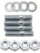 Edelbrock Carburetor Stud 5/16-18 in Threads 1.375 in Long Hex Head Nuts…