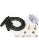 Edelbrock Fuel Hose Kit In-Line Steel Filter 3/8 in Hose Barb Inlet 3/8 …
