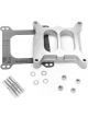Edelbrock Carburetor Spacer 1 in Thick Divided Wall Square Bore Aluminum…