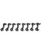 Edelbrock Pushrod Guide Plate 3/8 in Pushrod Flat Steel Black Oxide Big …