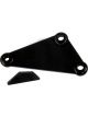 Flaming River Steering Box Mount Gusset Steel Black Paint Vega Styl