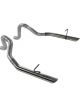 Flowmaster Exhaust Tailpipe 2-1/2 in Diameter Stainless Tips Steel Alum
