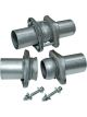 Flowmaster Collector Reducer 3 in Inlet to 3 in Outlet 2-Bolt Ball Fl