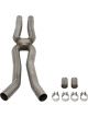 Flowmaster Exhaust X-Pipe 2-1/2 in Diameter Stainless Natural Ford Coyo