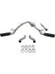 Flowmaster Exhaust System Outlaw Cat-Back 3 in Tailpipe 4 in Tips Stai