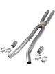 Flowmaster Exhaust X-Pipe 2-1/2 in Diameter Stainless Natural Ford Coy