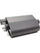 Flowtech Muffler Warlock Bypass Plate 2-1/2 in Center Inlet 2-1/2 in