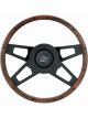 Grant Steering Wheel Challenger 13-1/2 in Diameter 4-Spoke Wood Grip Stee