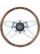 Grant Steering Wheel Challenger 13-1/2 in Diameter 4-Spoke Wood Grip Stee