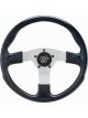 Grant Steering Wheel GT Rally 13 in Diameter 3-Spoke Black Foam Grip Alum