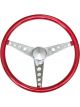 Grant Steering Wheel Metal Flake 15 in Diameter 3-Spoke Red Metal Flake