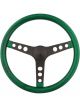 Grant Steering Wheel Metal Flake 15 in Diameter 3-Spoke Green Metal Flak