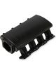 Holley Intake Manifold Fabricated 92mm Throttle Body Low Profile Blac