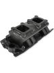 Holley Intake Manifold Single Plane Aluminium Black Dual Square Bore Ch