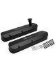 Holley Valve Covers Fabricated Aluminium Black Powdercoated Tall Ford