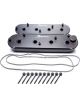 Holley Valve Covers Fabricated Aluminium Black Powdercoated Tall Chevy