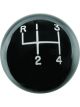 Hurst Shifter Knob Classic 3/8-16 in Thread Composite Black 4 Speed U