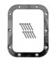 Lokar Shifter Boot Retaining Ring 6.75 in x 5.25 in Rectangle Stainless Steel