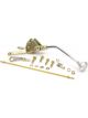 Lokar Shifter Automatic Tailshaft Mount 10 in Stick Mushroom Knob