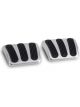 Lokar Pedal Pad Curved Brake / Clutch Rubber Pads Billet Aluminum Br