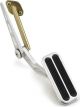 Lokar Pedal Assembly Gas Firewall Mount Rubber Pads Aluminum Brushed
