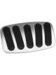 Lokar Pedal Pad XL Curved Brake Billet Aluminum Brushed Manual Brake