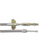 Lokar Parking Brake Cable Connector 6 ft Cut to Fit Braided Stainle