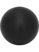 Lokar Shifter Knob Solid 3/8-16 and 3/8-24 in Thread Aluminum Black A