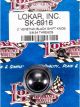 Lokar Shifter Knob Venetian 3/8-16 and 3/8-24 in Thread Aluminum Blac