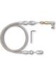 Lokar Throttle Cable Hi-Tech 2 ft Long Hardware Included Braided S