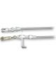 Lokar Throttle Cable Hi-Tech 2 ft Long Hardware Included Braided S